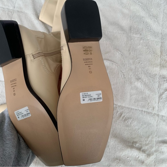 SCHUTZ Cream Over the Knee Boots - Picture 11 of 14